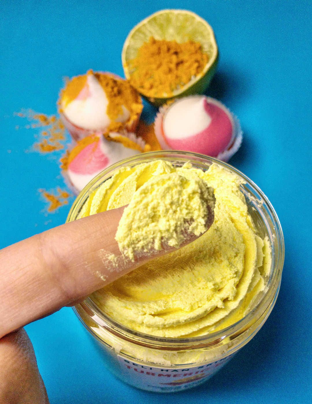 PRIVATE LABEL - Turmeric Foaming Body Scrubs - Case of 6 - Seli Han Skincare