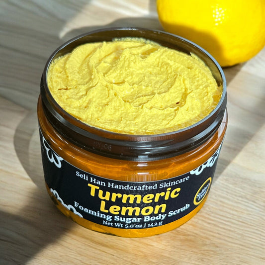 Lemon Turmeric Foaming Body Scrub