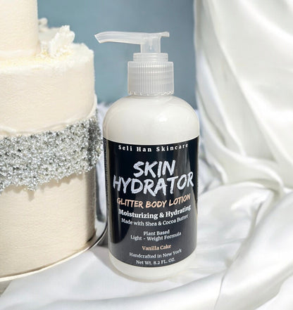 Skin Hydrator - Moisturizing Glitter Body Lotion (vanilla cake)