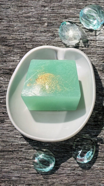 Cucumber Hemp Sparkle Soap - Seli Han Skincare 