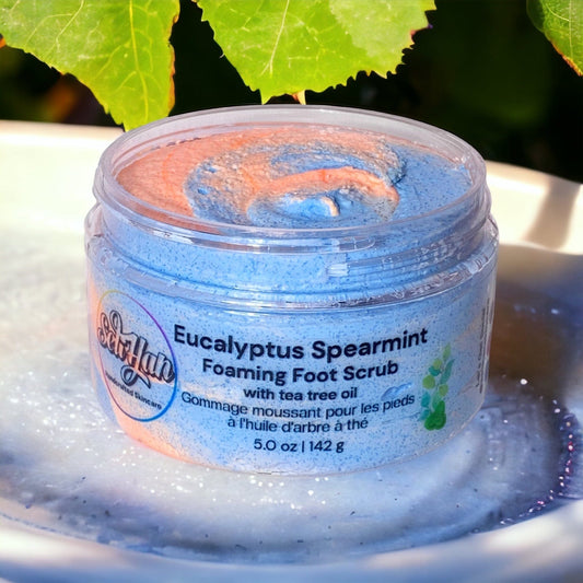 Eucalyptus Spearmint Foaming Foot Scrub - Seli Han Skincare 