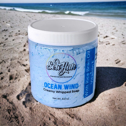 Ocean Wind Whipped Soap - Seli Han Skincare 